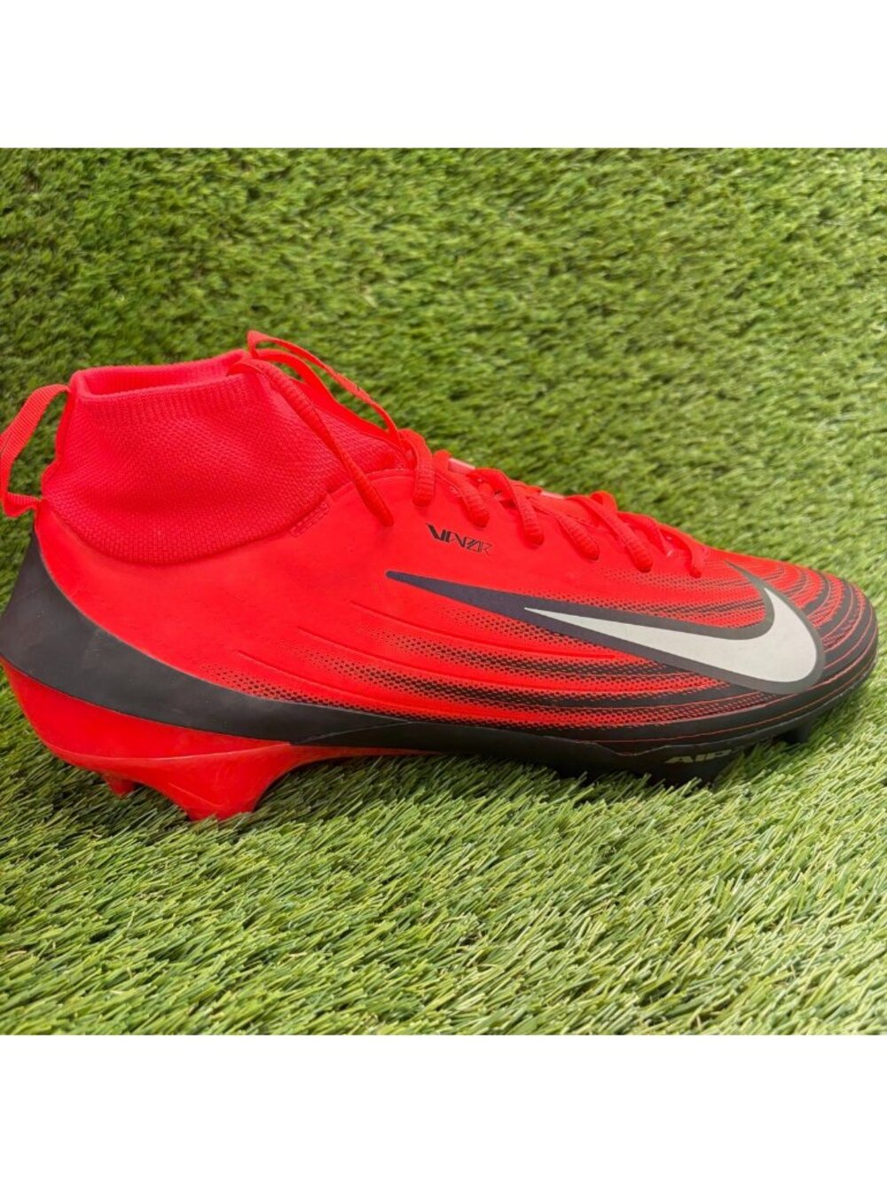 Nike Zoom Vapor Pro 1 NRG Mens Size 13 Crimson Red Black Running Football Cleats
